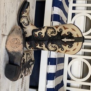 Lucchese Black and Tan boots